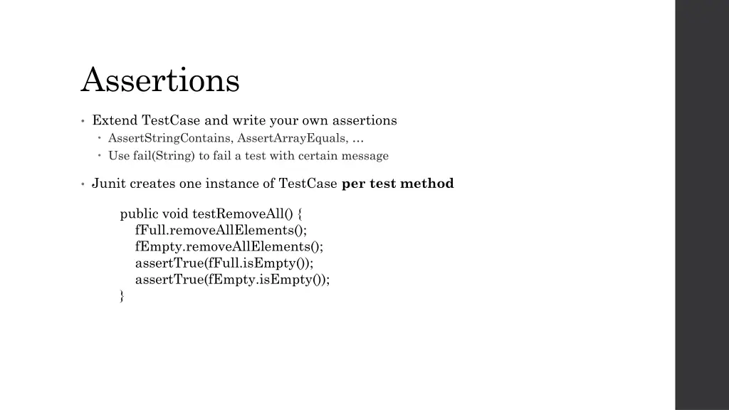assertions 1