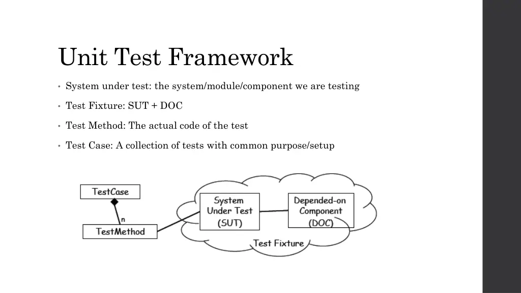 unit test framework 1