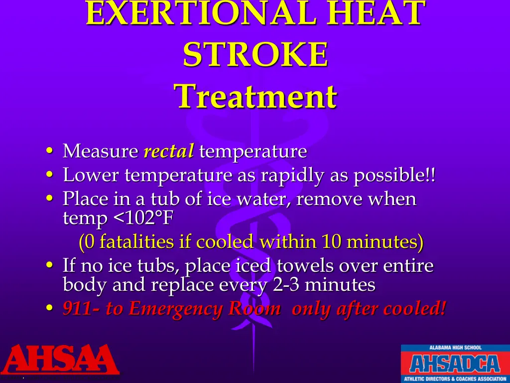 exertional heat stroke treatment