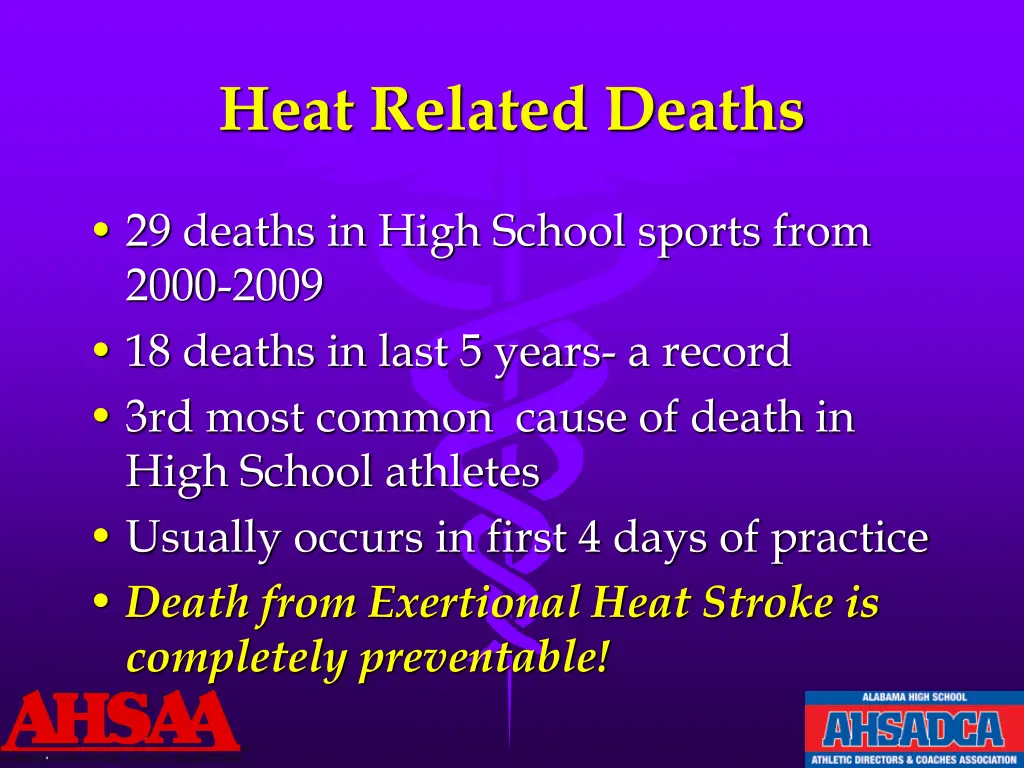 heat related deaths