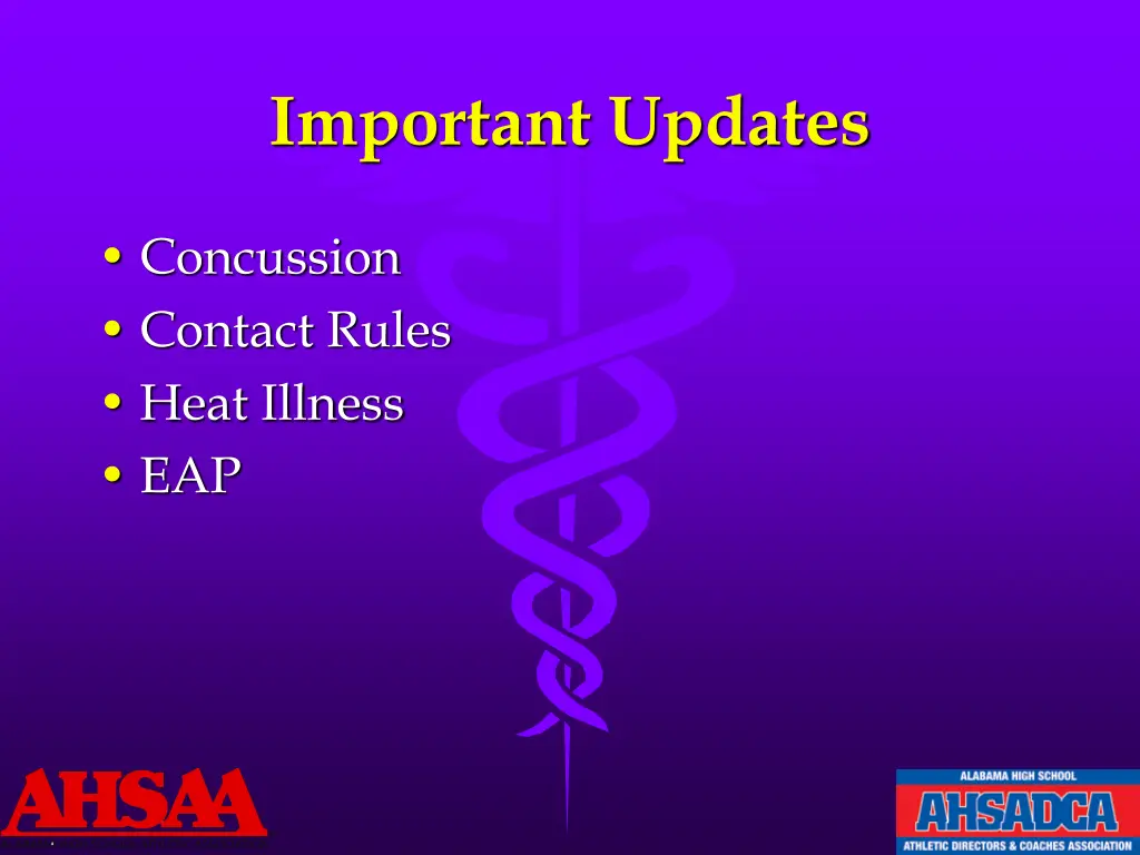 important updates