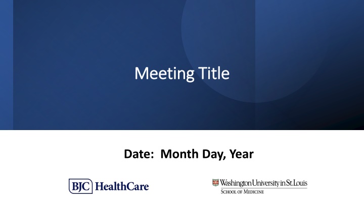 meeting title meeting title