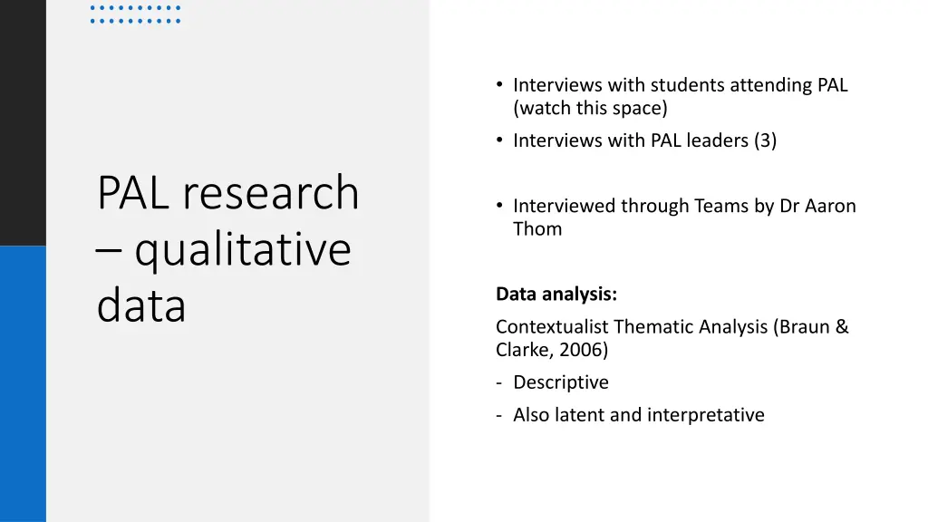 interviews with students attending pal watch this