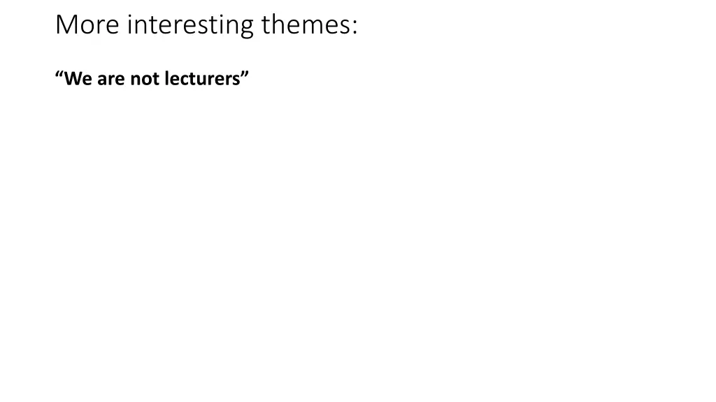 more interesting themes