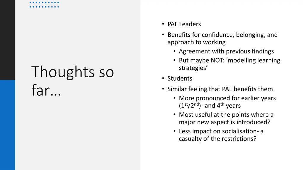pal leaders benefits for confidence belonging