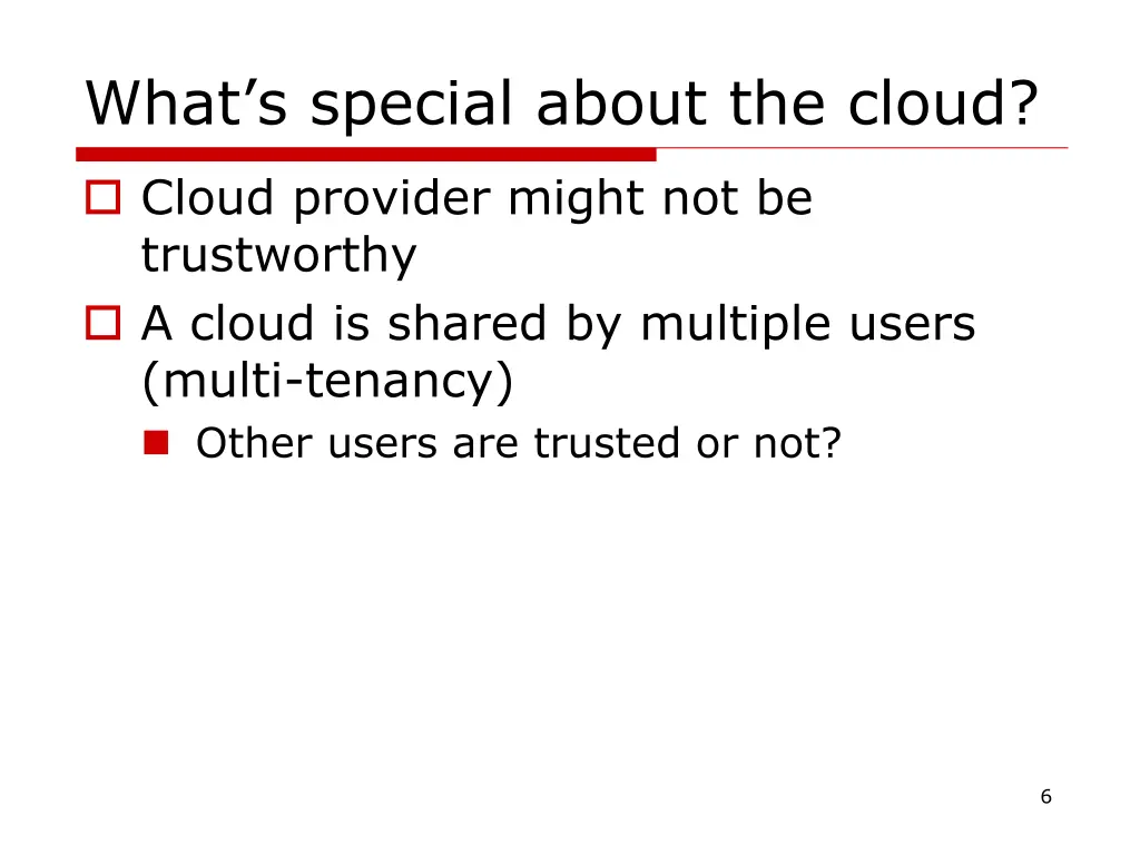 what s special about the cloud