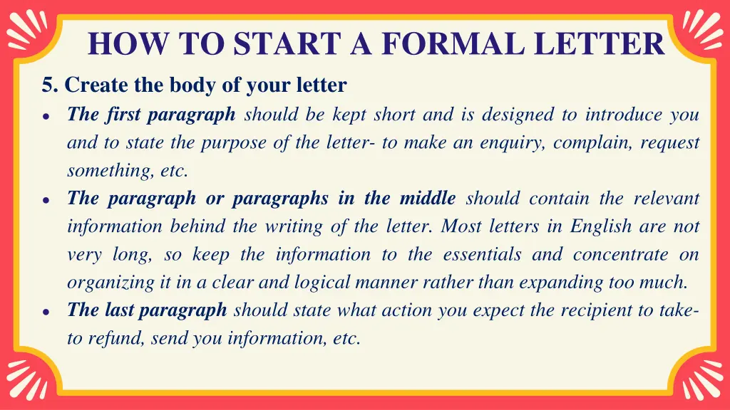 how to start a formal letter 5 create the body 1