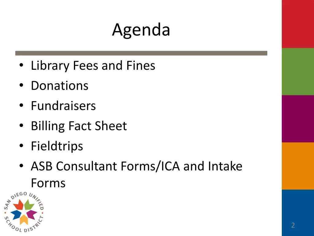 agenda