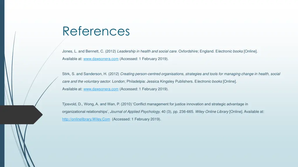 references 1