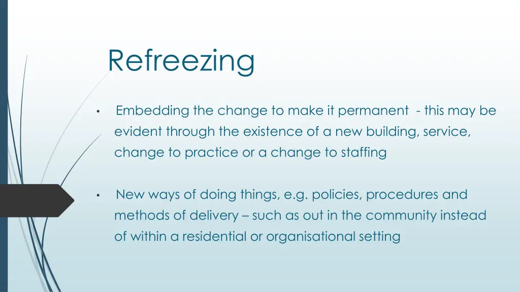 refreezing