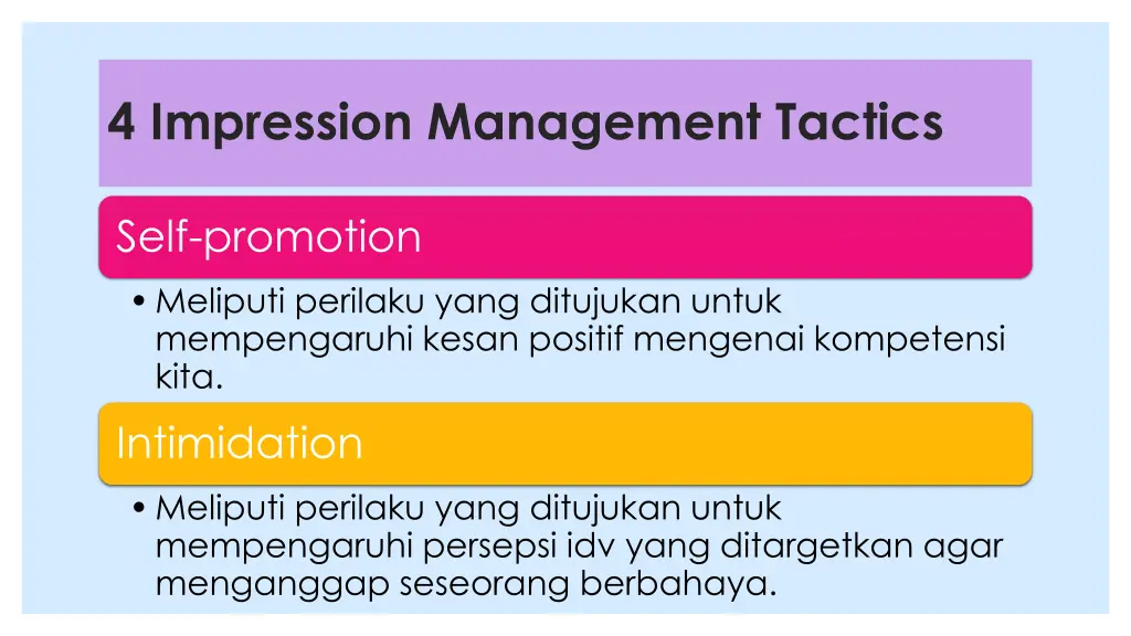4 impression management tactics 1