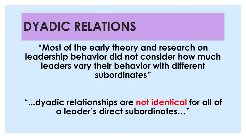 dyadic relations 1