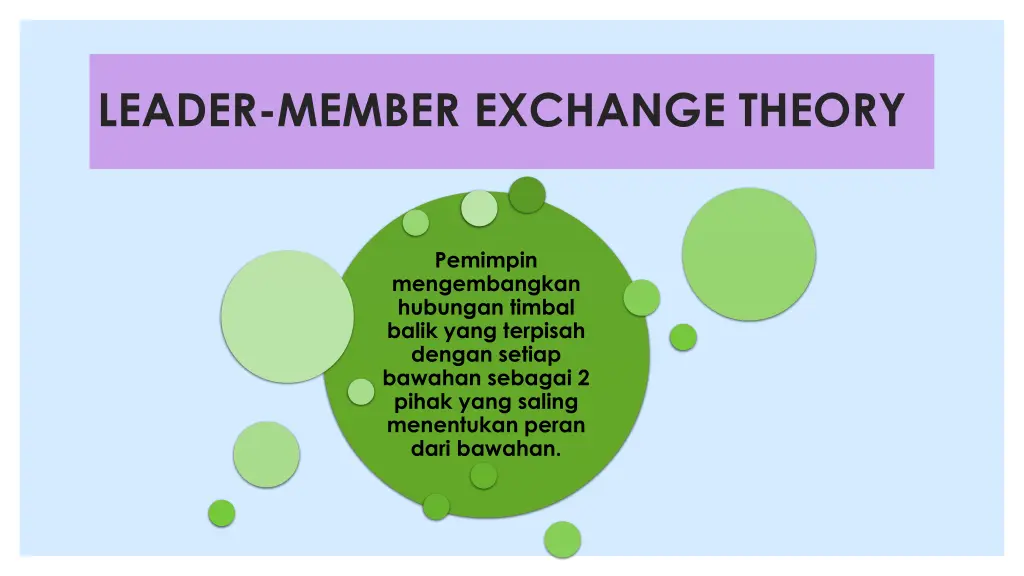 leader member exchange theory