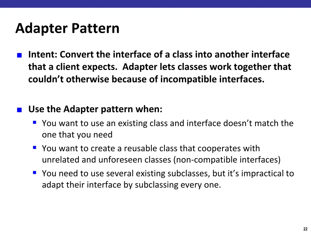 adapter pattern