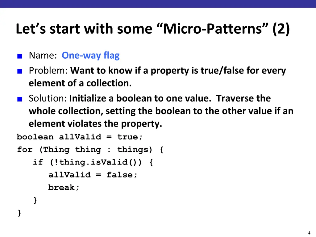 let s start with some micro patterns 2