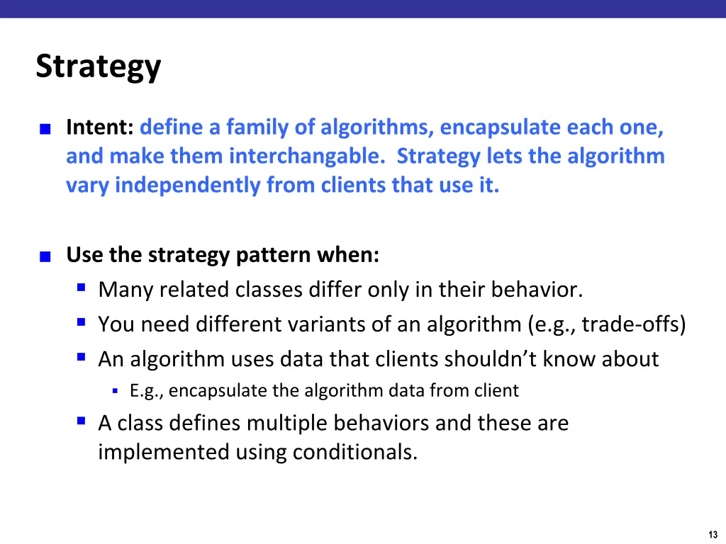 strategy