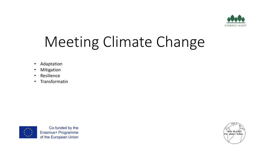 meeting climate change