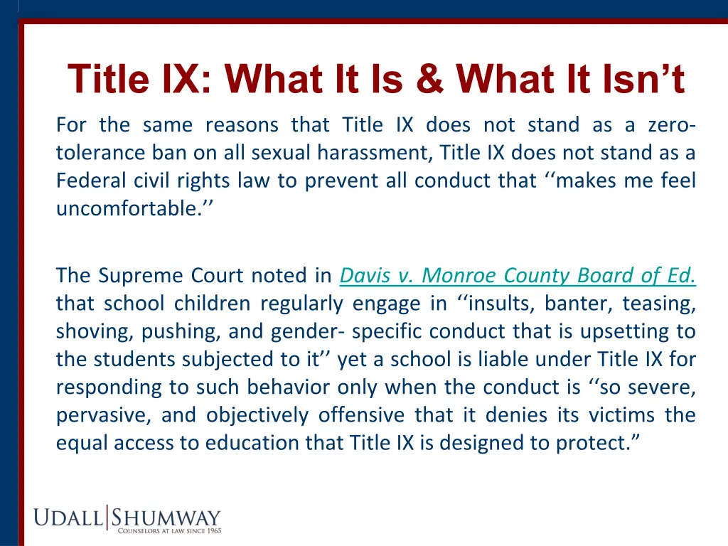 title ix what it is what it isn t 1