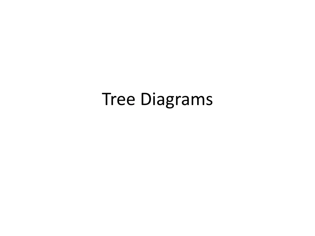 tree diagrams