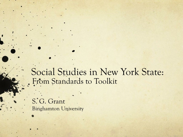 social studies in new york state from standards