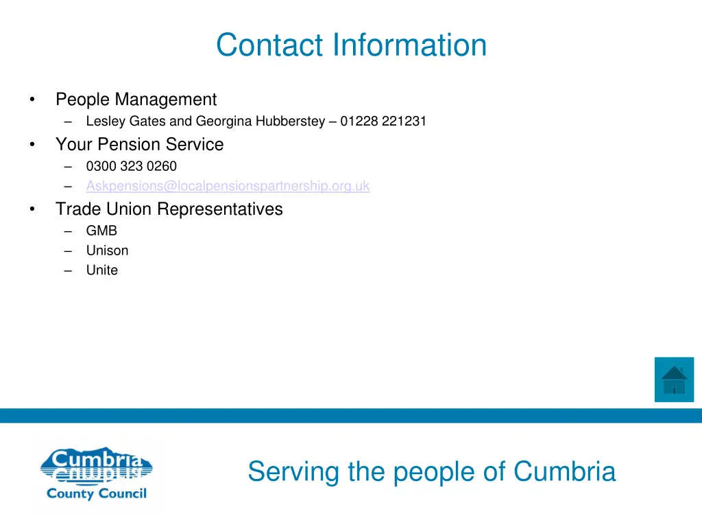 contact information