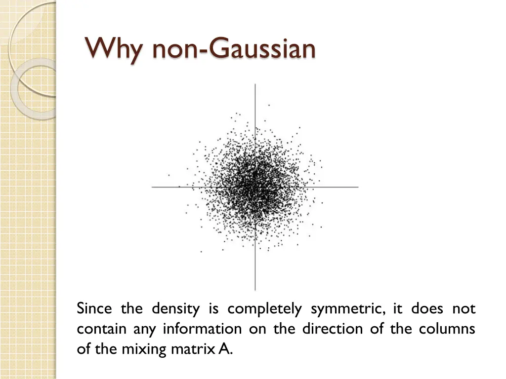 why non gaussian 1