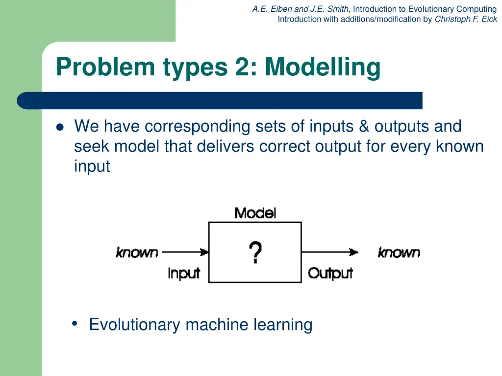 a e eiben and j e smith introduction 34