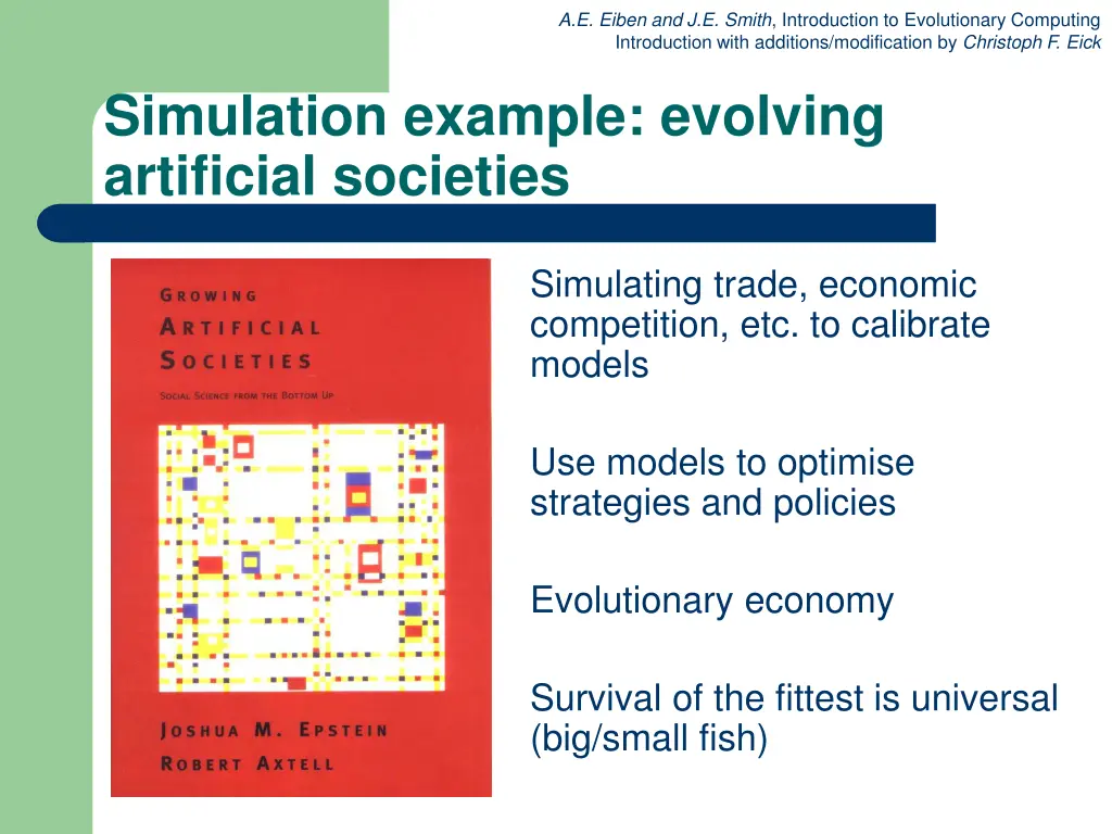 a e eiben and j e smith introduction 37