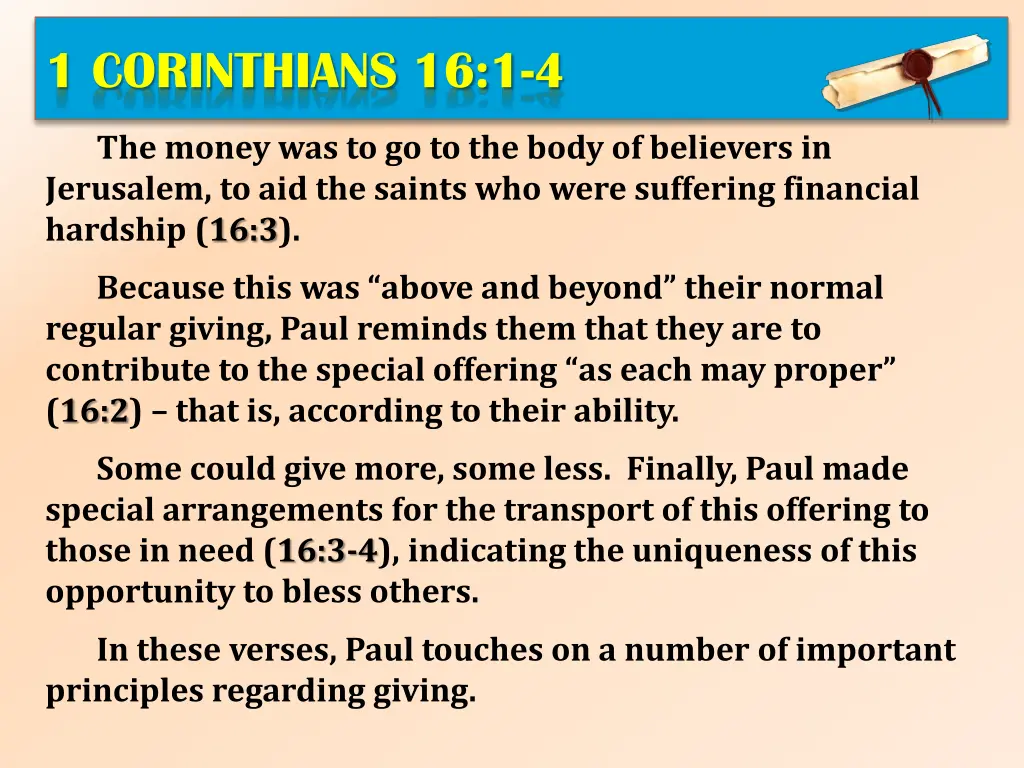 1 corinthians 16 1 4 3