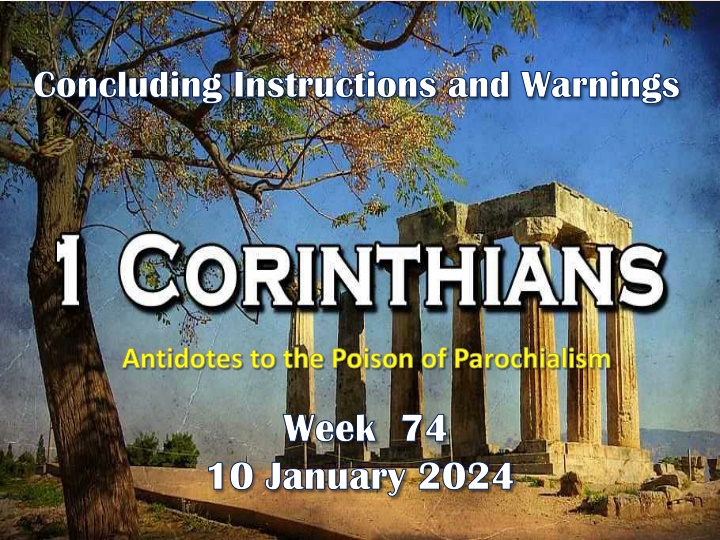 concluding instructions and warnings concluding
