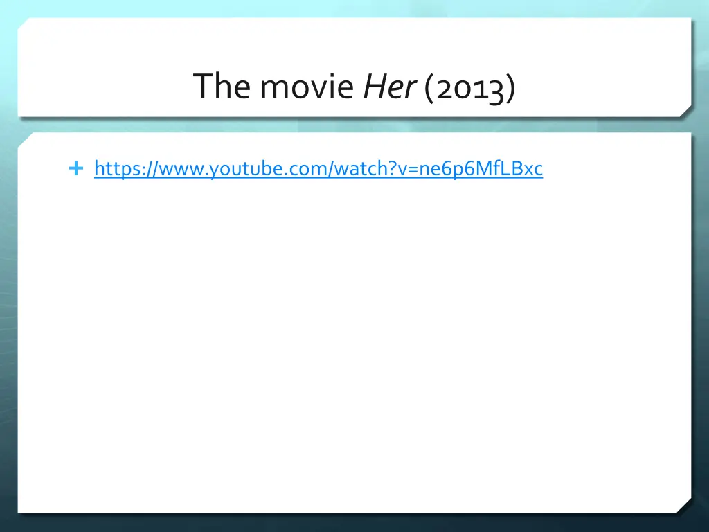 the movie her 2013