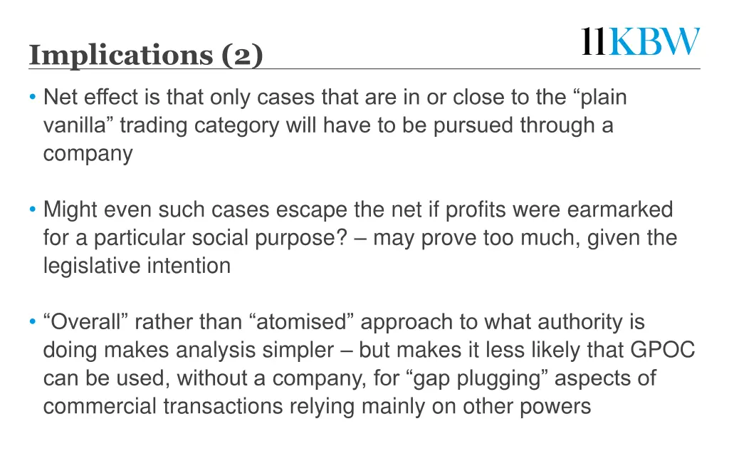 implications 2