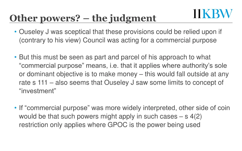 other powers the judgment