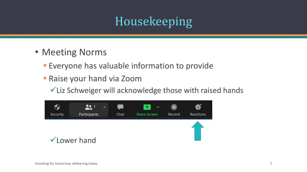 housekeeping