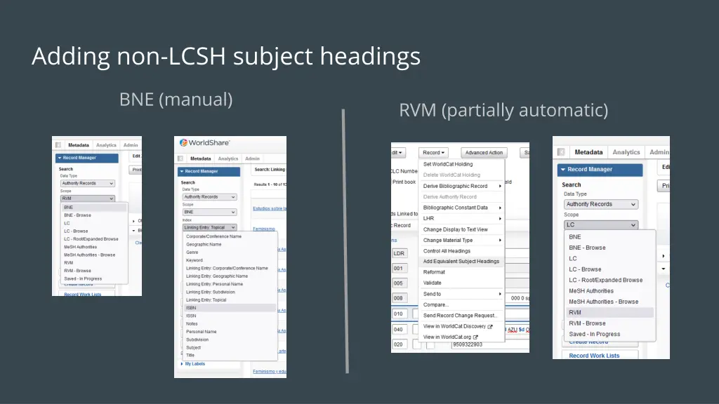 adding non lcsh subject headings