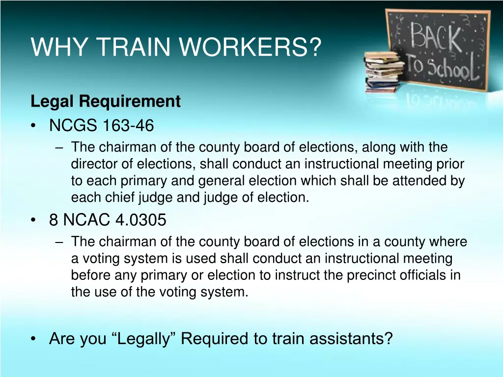 why train workers