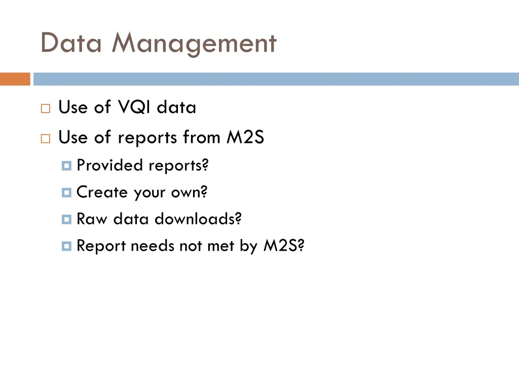 data management