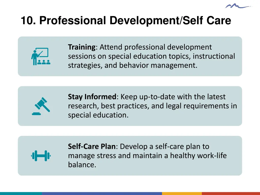 10 professional development self care
