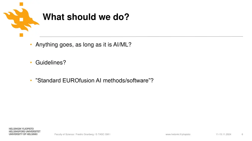 what should we do