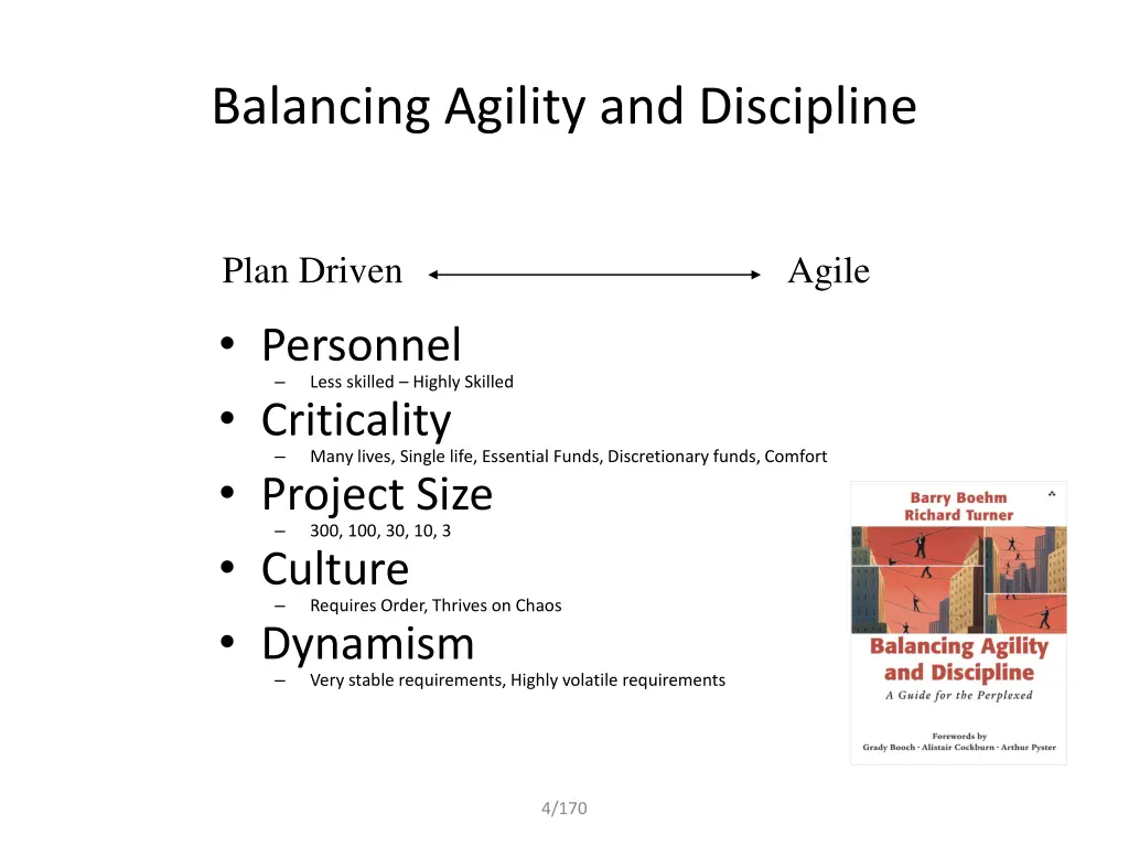 balancing agility and discipline