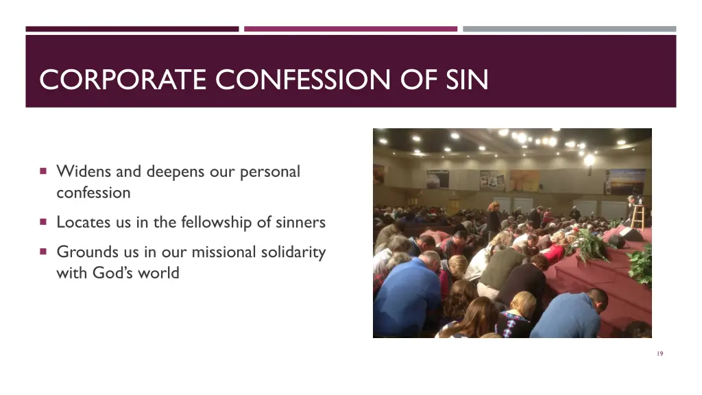 corporate confession of sin