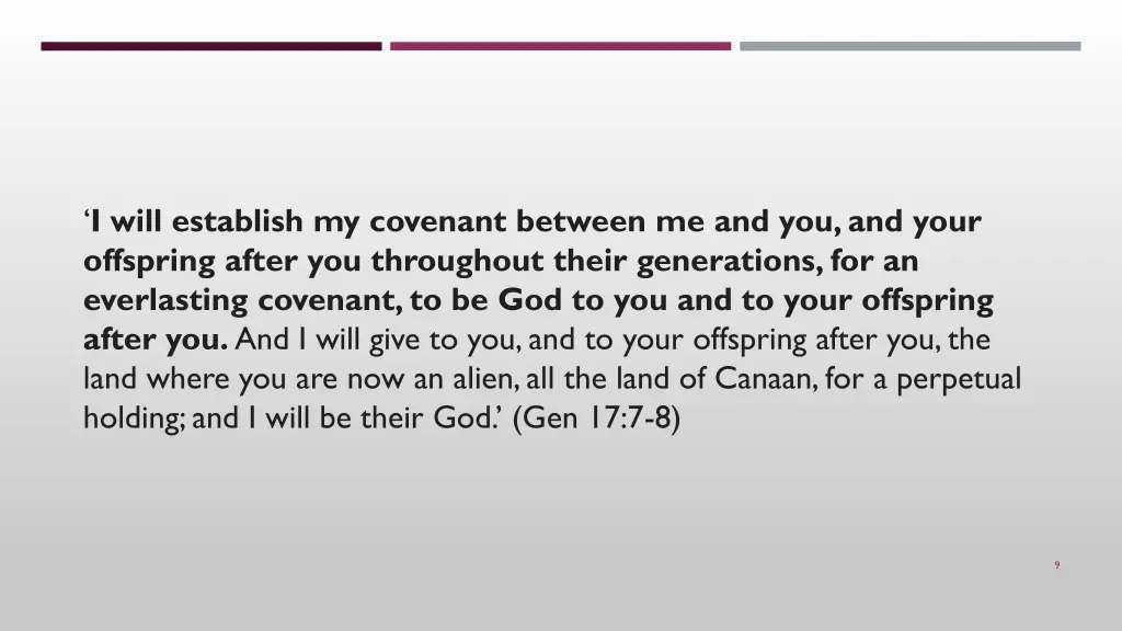 i will establish my covenant between