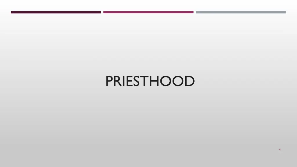 priesthood