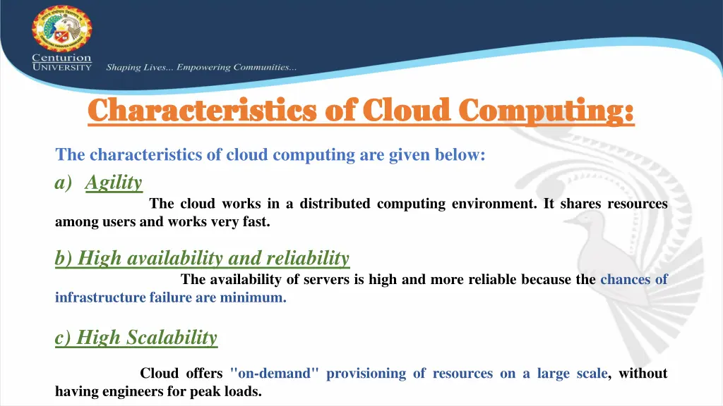 characteristics of cloud computing