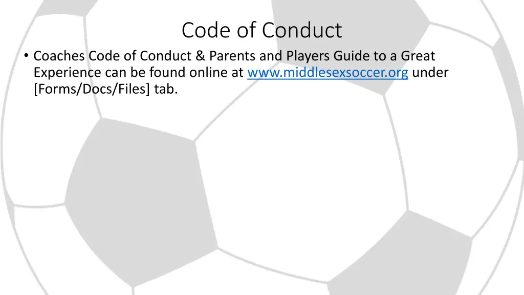 code of conduct