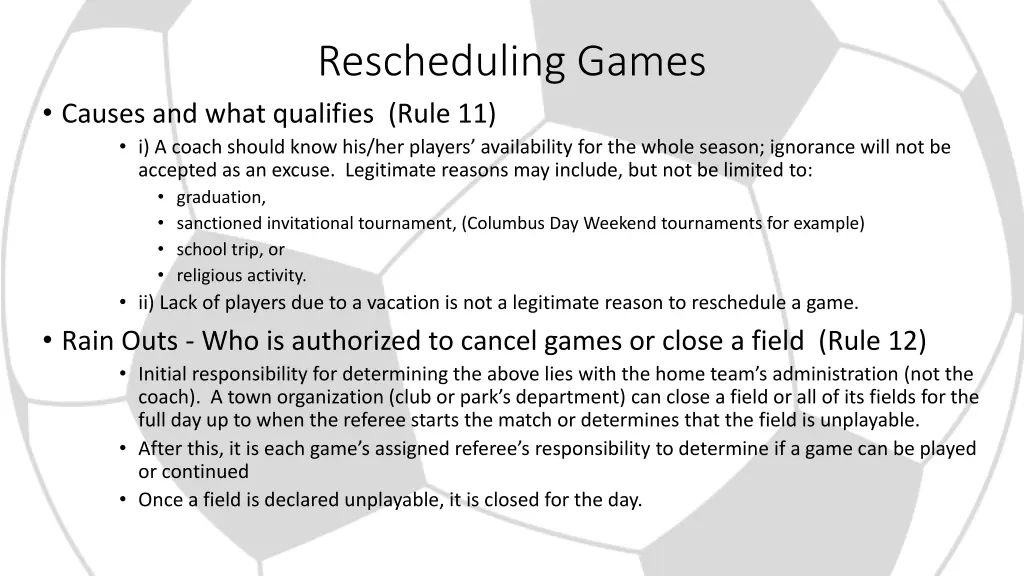 rescheduling games