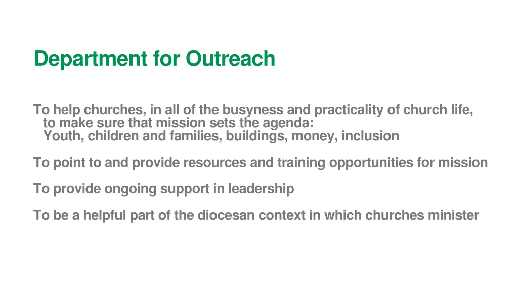 department for outreach 5