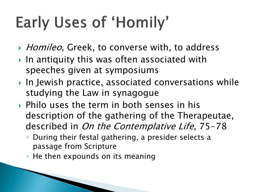 homileo greek to converse with to address