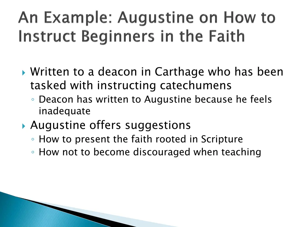 written to a deacon in carthage who has been