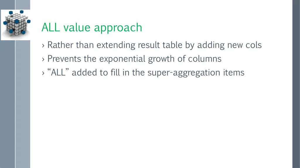 all value approach